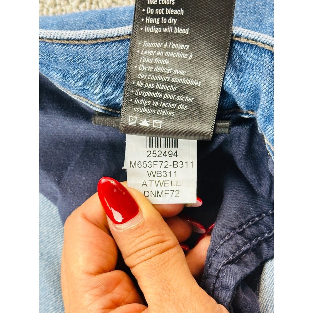 PAIGE Lennox Slim Fit Jeans 34 Blue Atwell‎ Wash Transcend Vintage Denim Stretch - Picture 5 of 12